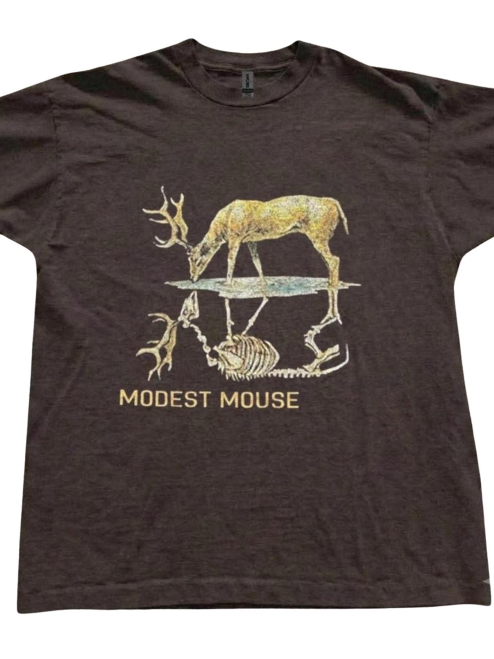 Gildan Brown Modest Mouse Deer Graphic Tee